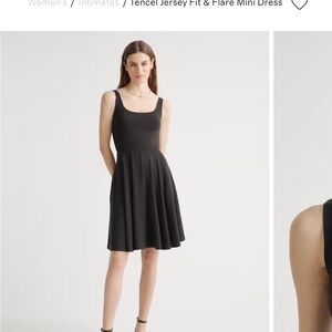 Jersey Fit & Flare Mini Dress